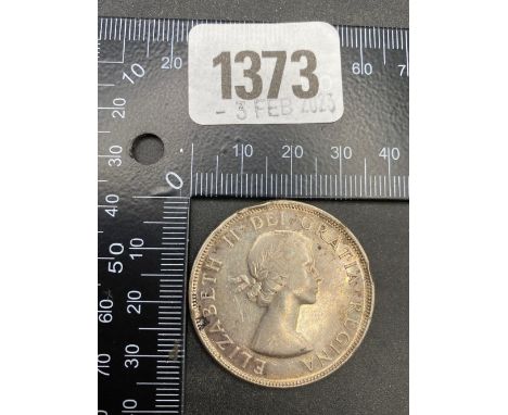Canada silver dollar 1953