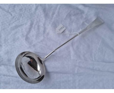A George III soup ladle, plain OE pattern, London 1795, 149g