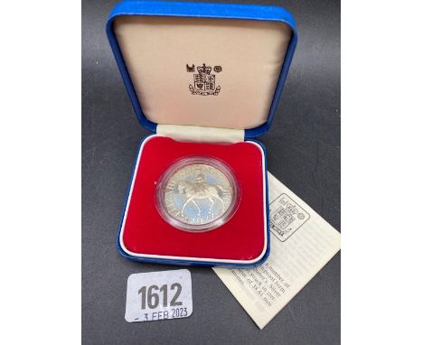 1877 Proof silver crown 
