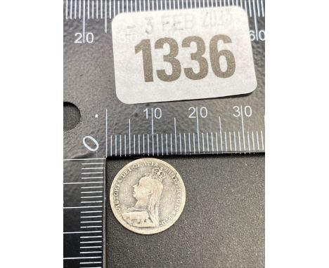 Scarce 1893 Jubilee silver 3D
