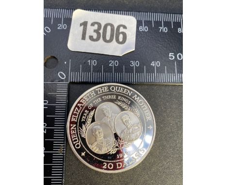 1994 Gambia proof silver 20 Dalasis
