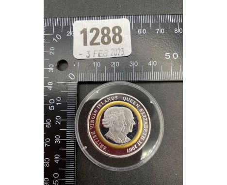 British Virgin Islands proof silver 5 dollars