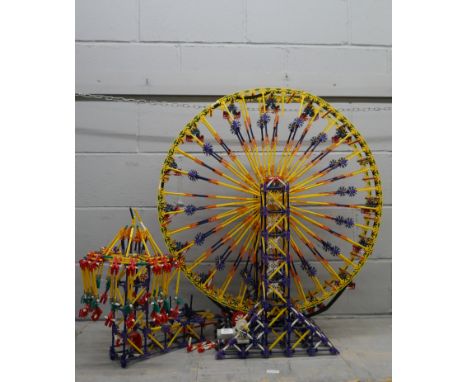 A collection of Lego, a K-nex ferris wheel and ride with motor, etc. **PLEASE NOTE THIS LOT IS NOT ELIGIBLE FOR IN-HOUSE POST