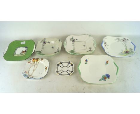 A selection of Shelley ceramic plates and other wares, to include matching plate and bowl, ref no 742953