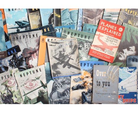 Thirty one copies of World War II propaganda magazine Neptune “ for Merchant Seamen”  number 21 to 61 with gaps. The first is