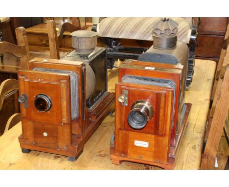 Two Thornton Packard vintage photographic enlargers