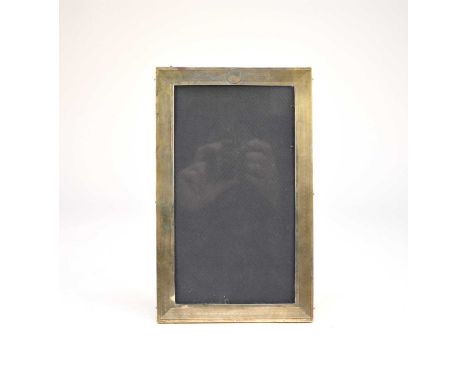An early 20th century silver mounted frame, Charles S Green &amp; Co Ltd, Birmingham, date mark rubbed, of rectangular form w