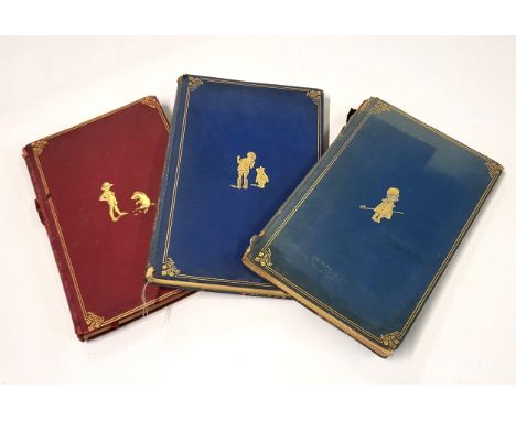 Three Winnie the Pooh books by A A Milne. The House at Pooh Corner, first edition published in 1928. Winnie the Pooh eleventh