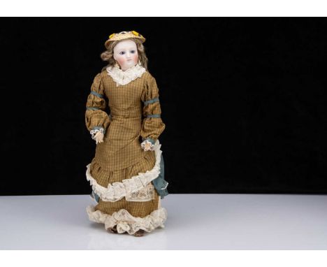 *SALEROOM ANNOUNCEMENT - PLEASE NOTE THAT ONE OF HER ANKLES HAS BEEN BROKEN AND GLUED.*A late late 19th century French presse