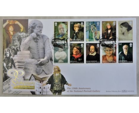 Great Britain 2007 (18 July) National Portrait Gallery, Benham FDC with special handstamps p/a