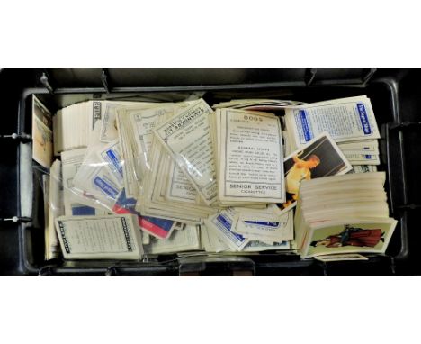 Odds in a Stanley Tool box - Brooke Bond and Cigs issues 100's