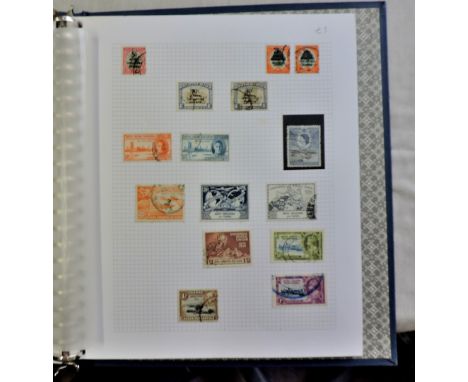 Commonwealth in Fine Used in a Swing-O-Ring Album British Africa, KUT with KGV to 2/-, 1960 Officials set SG0 13-20, Swazilan