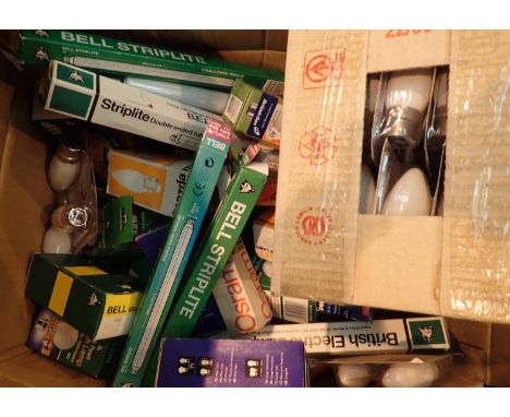 Large quantity of mixed light bulbs. Not available for in-house P&amp;P, contact Paul O'Hea at Mailboxes on 01925 659133 