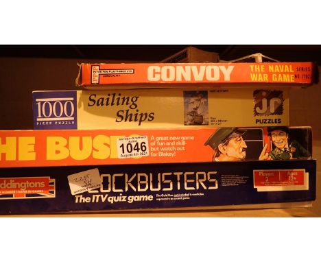 Collection of vintage games including On The Buses. Not available for in-house P&amp;P, contact Paul O'Hea at Mailboxes on 01