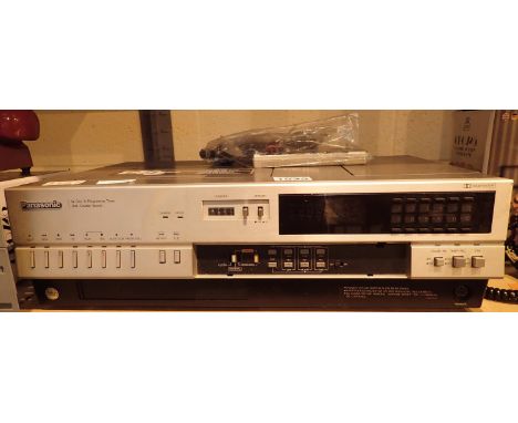 Panasonic top loading video cassette recorder/player model NB-7000-18. Not available for in-house P&P, contact Paul O'Hea at 