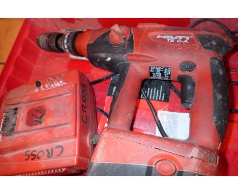 Hilti TE 2-A cordless drill with battery and charger. Not available for in-house P&P, contact Paul O'Hea at Mailboxes on 0192