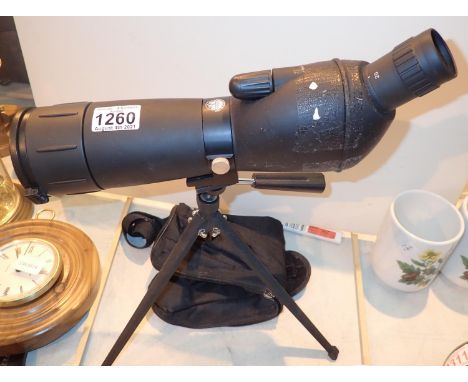 Adventuridge 20 60x60 spotting scope, with tripod. Not available for in-house P&amp;P, contact Paul O'Hea at Mailboxes on 019