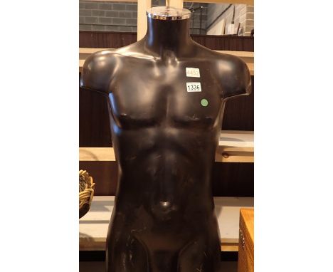Gents torso mannequin. Not available for in-house P&amp;P, contact Paul O'Hea at Mailboxes on 01925 659133 