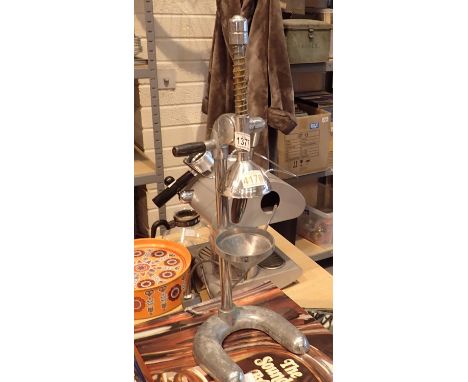 Mixed lot to include vintage squash press, records, and a mirror. Not available for in-house P&amp;P, contact Paul O'Hea at M