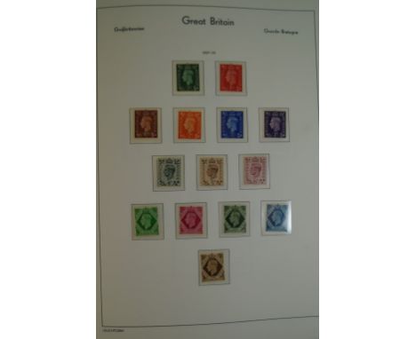 Four Lighthouse stamp albums
Containing Great Britain Mint examples from 1929-2005.