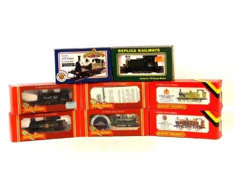 Eight boxed '00' gauge tank locomotives 
Comprising Replica Railways no. 11021 0-6-0 shunter locomotive D2083 in green BR liv