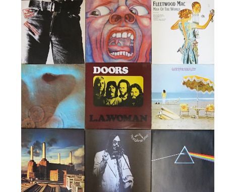 Approx Sixty Rock LPs and One Hundred Pop 45s
Amongst the LPs is The Rolling Stones 'Sticky Fingers' with small zip sleeve, A