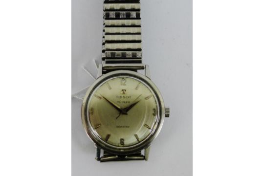 Gents vintage Tissot Seastar stainless steel wristwatch on Gents vintage Tissot Seastar stainless steel wristwatch on