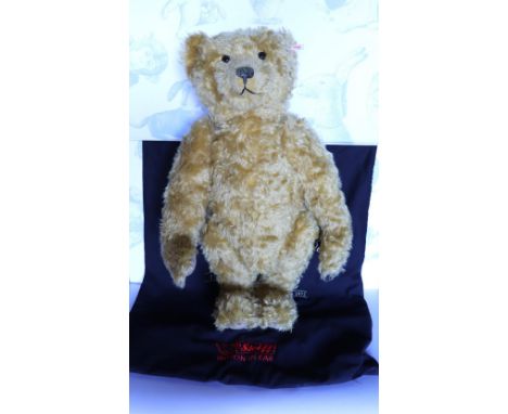 Steiff Limited Edition Basel, The Cone Nosed Bear, 2006, deep blonde mohair, 63.5cm (25”), 668319 white tag, with original pu