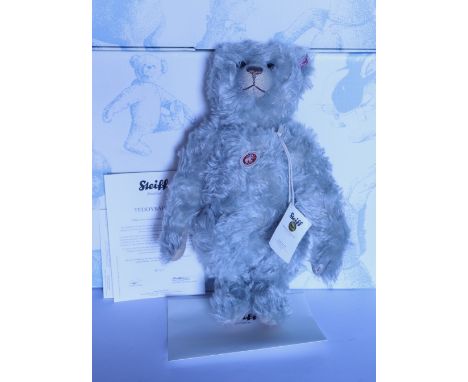 Boxed Steiff Limited Edition Teddy Bear Ice, 2012, light blue mohair, 42cm (16 ½”), 36842 white tag, boxed with certificate 2