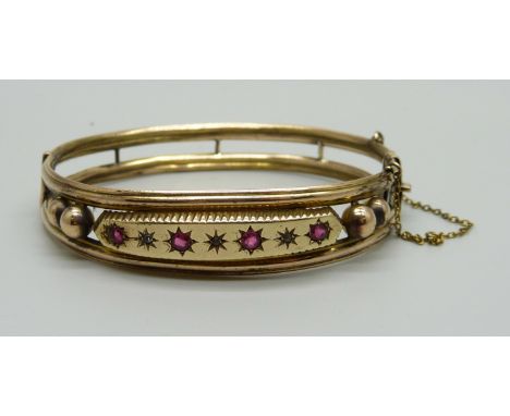 A plated bangle 