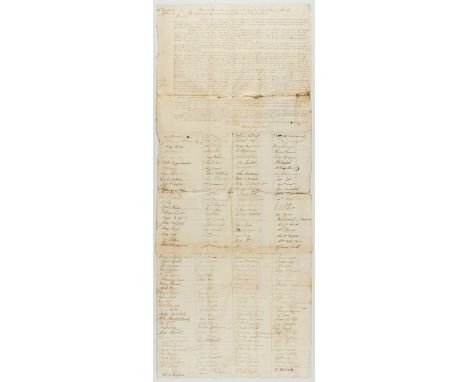 NO RESERVE Scotland.- Selkirk roads.- Unto the honourable trustees for the Turnpike Roads in the County of Selkirk. The petit