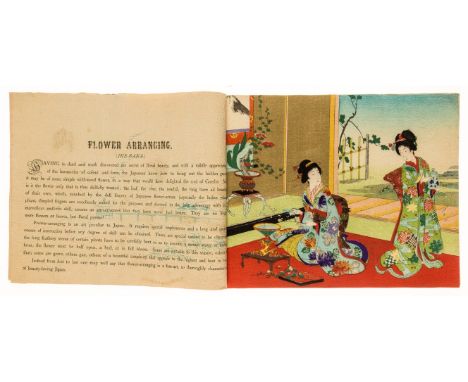 Akiyama (Aisaburo).- "Miss Dolly Belle". Ceremonial Japan, colour woodblock illustrations throughout, bound and stitched Japa