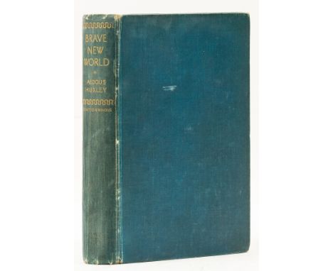 Huxley (Aldous) Brave New World, first edition, light scattered spotting, heavier to first and last few pages, one or two lig
