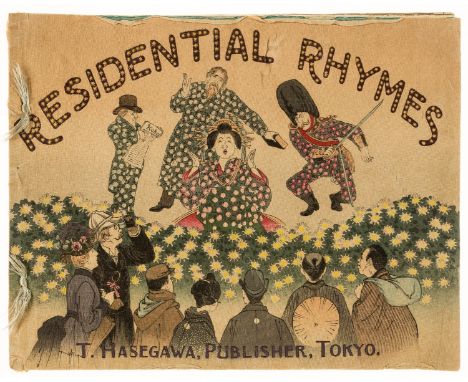 Hasegawa (Takejiro).- Edwards (Osman) Residential Rhymes. Sympathetically Dedicated to Foreigners in Japan, colour woodblock 