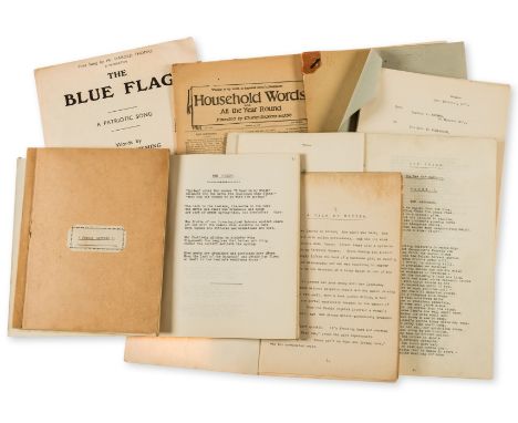 NO RESERVE Heming (Col. Dempster) A Group of 28 typescripts from the author, some annotations, original cloth, boards or wrap