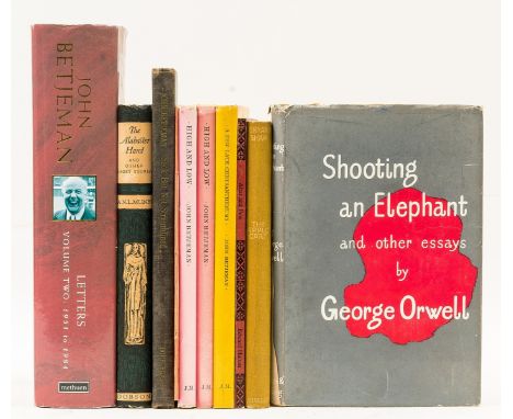 NO RESERVE Orwell (George) Shooting an Elephant and Other Essays, first edition, original cloth, spine faded, dust-jacket chi