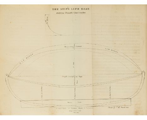 Mather (James) An Account of the Ship Life-Boat, second edition, 2 plates, one folding, half-title upper corner torn away, st