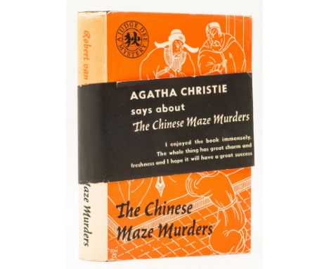 van Gulik (Robert) The Chinese Maze Murders, first edition, illustrations by the author, half-title, ink ownership inscriptio