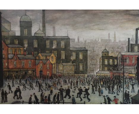 Laurence Stephen Lowry (1887-1976) 'Our Town'offset lithographsigned in pencil, 294/85042.5 x 61cm**CONDITION REPORT**Good cl