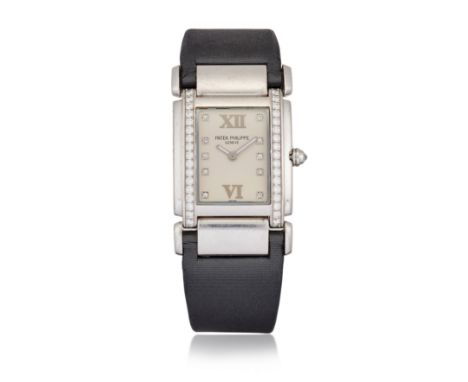 Patek Philippe. An 18ct white gold and diamond set wristwatch  Twenty-4, Reference 4920G-010, Movement number 3390424, Circa 
