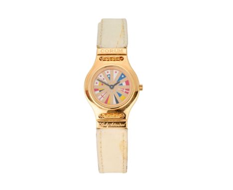 Corum. An 18ct rose gold quartz wristwatch Lady Admiral, 421129/ 3061155, Movement number 263292, Circa 1985 Quartz movement,