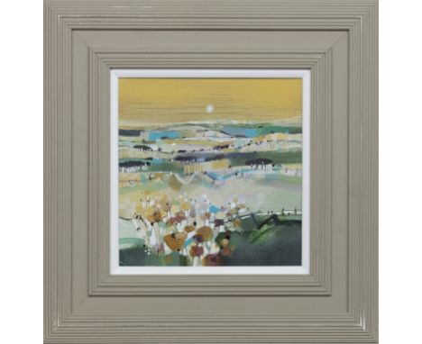 * EMMA S DAVIS RSW PAI (SCOTTISH b. 1975), LAST LIGHT oil on board, signed, further signed and titled verso image size 30cm x