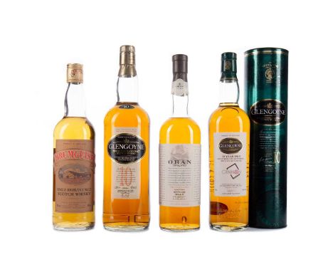 OBAN AGED 14 YEARSSingle Malt Scotch Whisky70cl, 43% volume.DRUMGUISHSingle Malt Scotch Whisky70cl, 40% volume.GLENGOYNE AGED