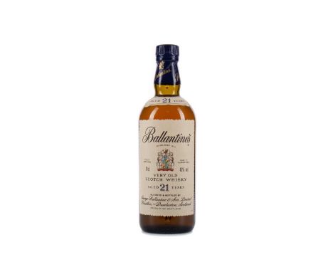 BALLANTINE'S AGED 21 YEARSBlended Scotch Whisky70cl, 43% volume.