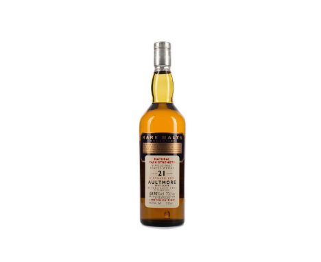AULTMORE 1974 RARE MALTS AGED 21 YEARSSingle Malt Scotch WhiskyBottle no. 3756. 70cl, 60.9% volume.Condition report: Fill lev