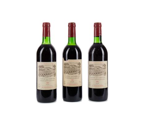 CHATEAU CARDONNE 1983 (2)A.C Medoc, France.75cl, no strength stated.CHATEAU CARDONNE 1985A.C Medoc, France.7cl, 12.65% volume