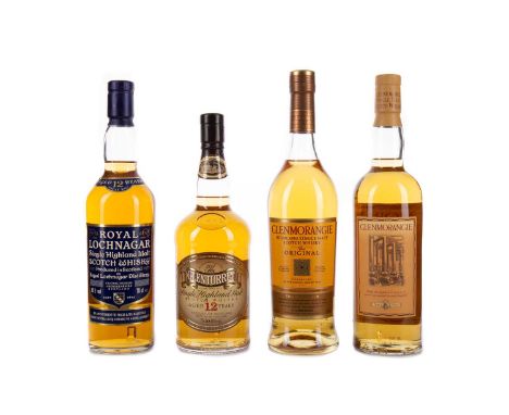 GLENTURRET AGED 12 YEARSSingle Malt Scotch Whisky70cl, 40% volume.GLENMORANGIE 10 YEARS OLD (2)Single Malt Scotch Whisky700ml