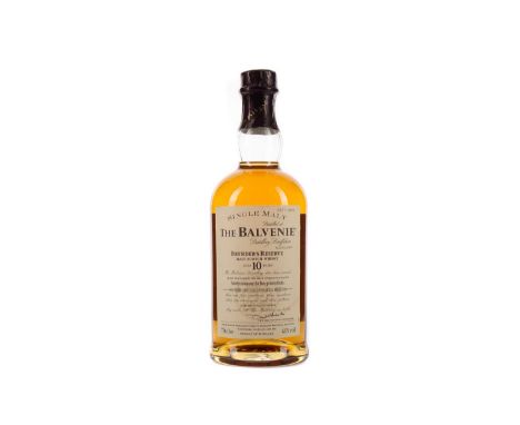 BALVENIE FOUNDER'S RESERVE AGED 10 YEARSSingle Malt Scotch Whisky70cl, 40% volume.