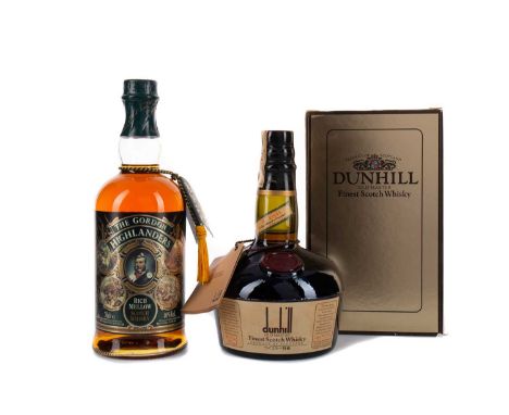 GORDON HIGHLANDERSBlended Scotch Whisky70cl, 40% volume.DUNHILL OLD MASTERBlended Scotch Whisky750ml, 43% volume, in carton.T