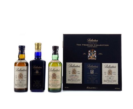 BALLANTINE'S THE PREMIUM COLLECTION (3x20CL)Blended Scotch WhiskyIncludes Ballantine's aged 21 years (43%), Ballantine's Limi